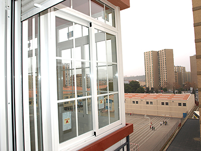 cerramientos de terraza con ventanas de PVC