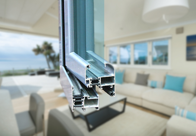 ventana de aluminio serie Thermic, la más económica de aluminio, en Ventanas Castelló, Zaragoza